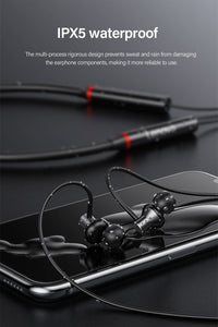 Lenovo Bluetooth Neckband Headphones - Wireless Sports Earphones with Magnetic Buds