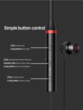 Lenovo Bluetooth Neckband Headphones - Wireless Sports Earphones with Magnetic Buds